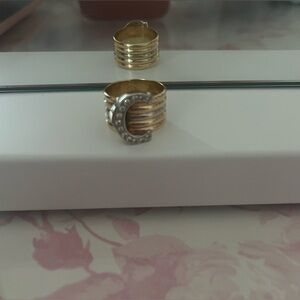 Tri color 14k Gold ring.